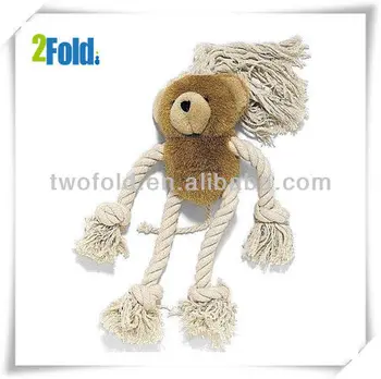 rope teddy bear dog toy