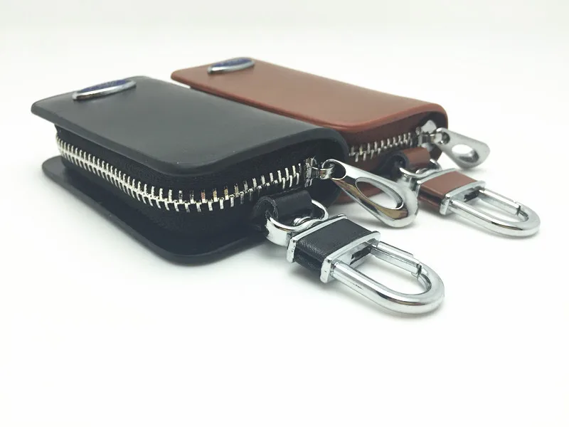 1pcs Fashion Car Key Case Cover Bag Keychain Ring Holder Key Bag Key Wallet For Ford 0933
