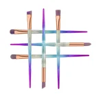 wholesale professional 6pcs unicorn makeup brush set for eyes