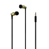 Stereo hifi gold jack economic in-ear android earphones with microphone