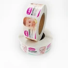 Strong Adhesive Permanent sticky custom sticker Label