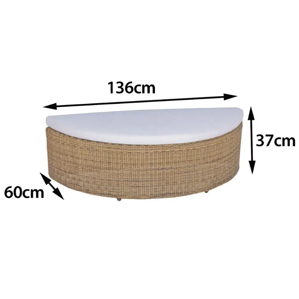 All weather cheap patio garden wicker outdoor sofa bed furniture clearance