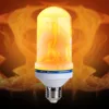 7W E27 99LED Flicker Flame Fire Effect Simulated Light Bulb Warm White Decor Lamp for Bar