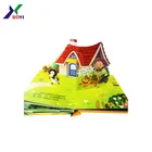2019 cartoon animal pop up book for kids