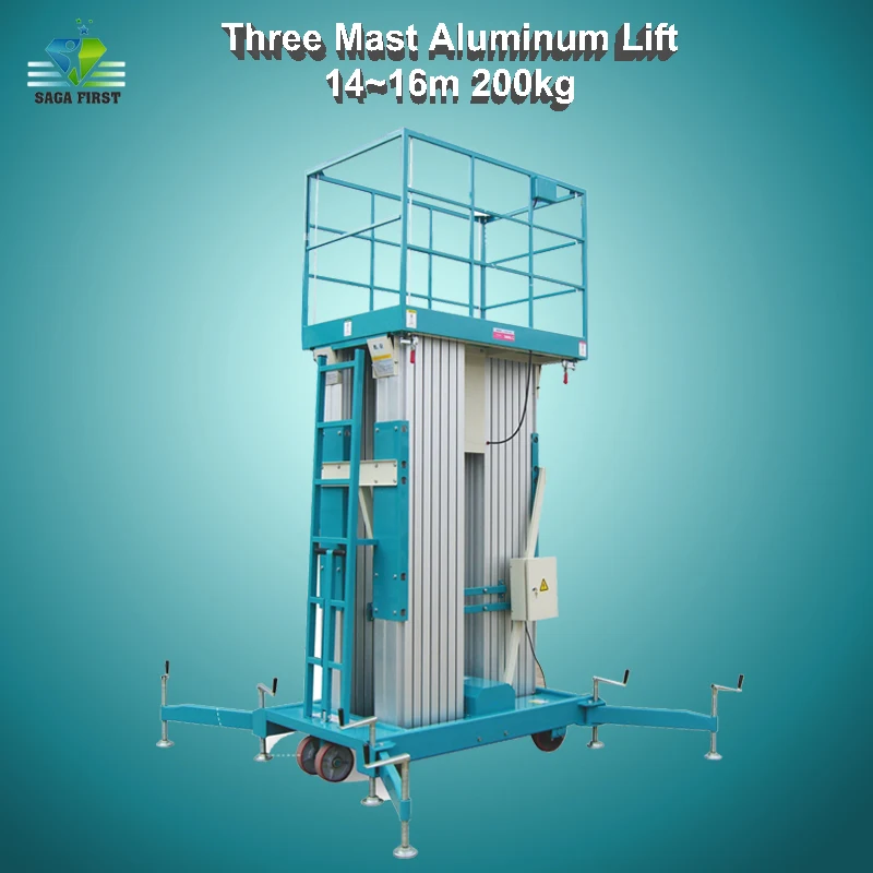 1 three mast lift platform