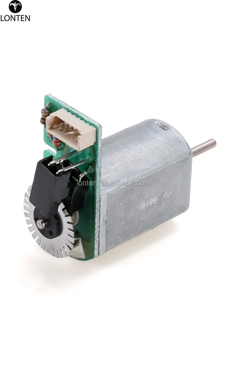 1pc 130 Motor DC 6V-12V 7800RPM Metal Speed Encoder Tachometer Motor AB Phase 49mm Length