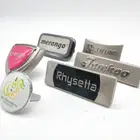 Wholesale Bag accessory metal custom brand logo label for handbags/hat/wallet
