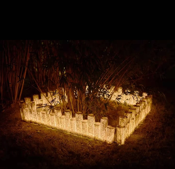 Eco-friendly Stump-shaped outdoor light garden light