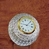 Mini crystal clock crystal golf ball table set best Gift for golf palyer