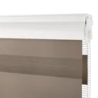 Decorative blackout fabric day and night roller blind & shade for living room