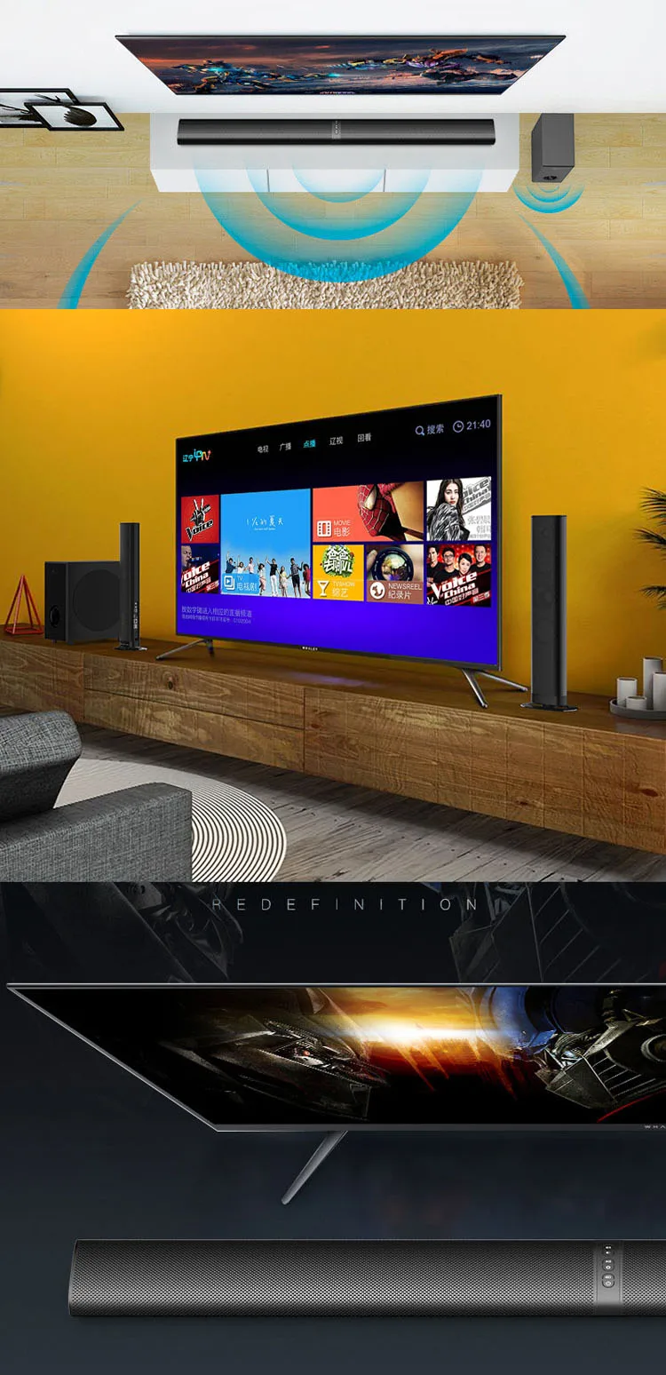 Hi-FiD Detachable Bluetooth Soundbar Subwoofer Speaker - ANKUX.COM