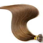 Stock 20Inch 22Inch 1G Flat Tip Italy Keratin Bond Cuticle Aligned Remy Pre Bonded Human Hair extensions