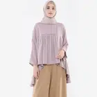 Plastic Latest Abaya Designs Embroidered White Islamic Clothing For Peplum Blouse