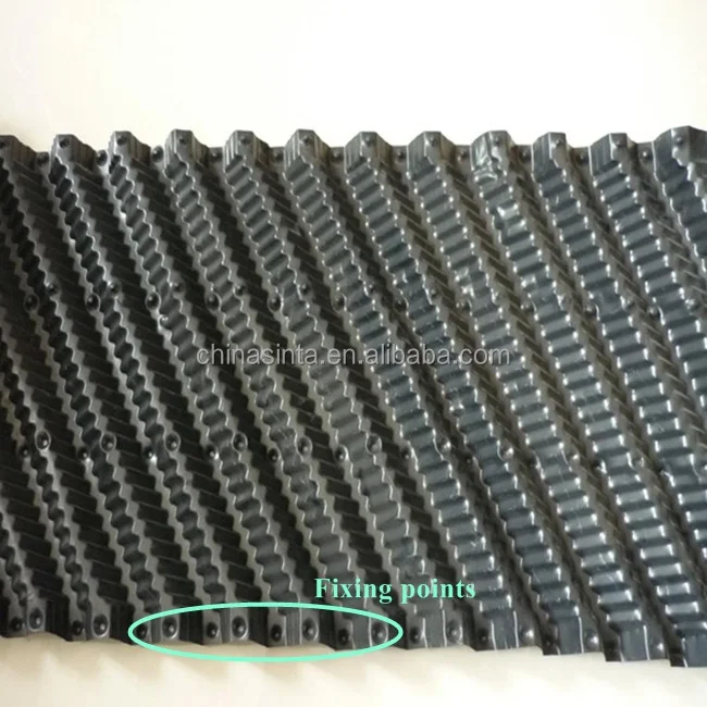 305mm*1830mm Cross flow cooling tower fill/PVC filler for cooling tower
