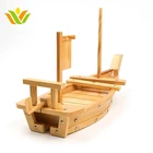 japanese sushi bamboo boat, sushi serving boat plate wholesale
