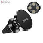 Cell Phone 4Pcs Magnet Phone Holder Silicone Clip Air Vent Magnetic Phone Car Mount