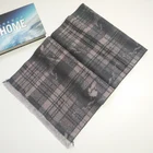 Basic design with simple color high quality 100% Silk jacquard scarf