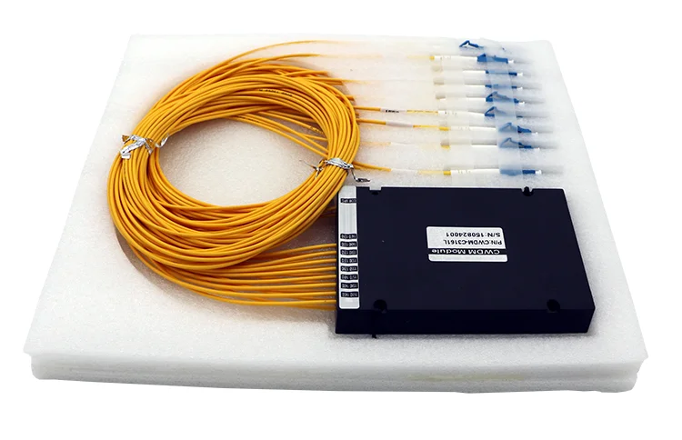 ABS Box Type 100G Single Fiber 1610 1590 1550 CWDM DWDM 16CH LC Connector With UPG Port MUX/DEMUX