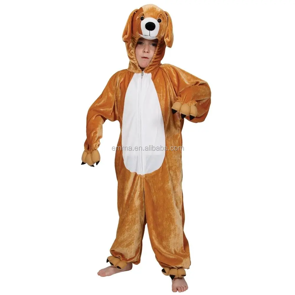 Щенок Детские маскарадный костюм Собака животных дети наряд для вечеринки BC12230
