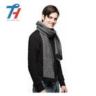 Custom design fancy pattern Knitting Wool Yarn Scarf