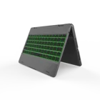 Double shaft clamshell protector bluetooth wireless keyboard case cover for ipad 9.7inch