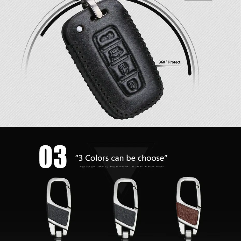 Car Key Case Cover Keychain For KIA (3)