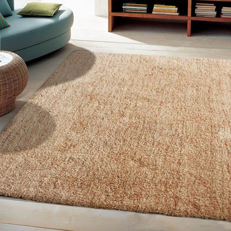 Living room 100% polyester high pile shaggy carpet and rugs with elegant design