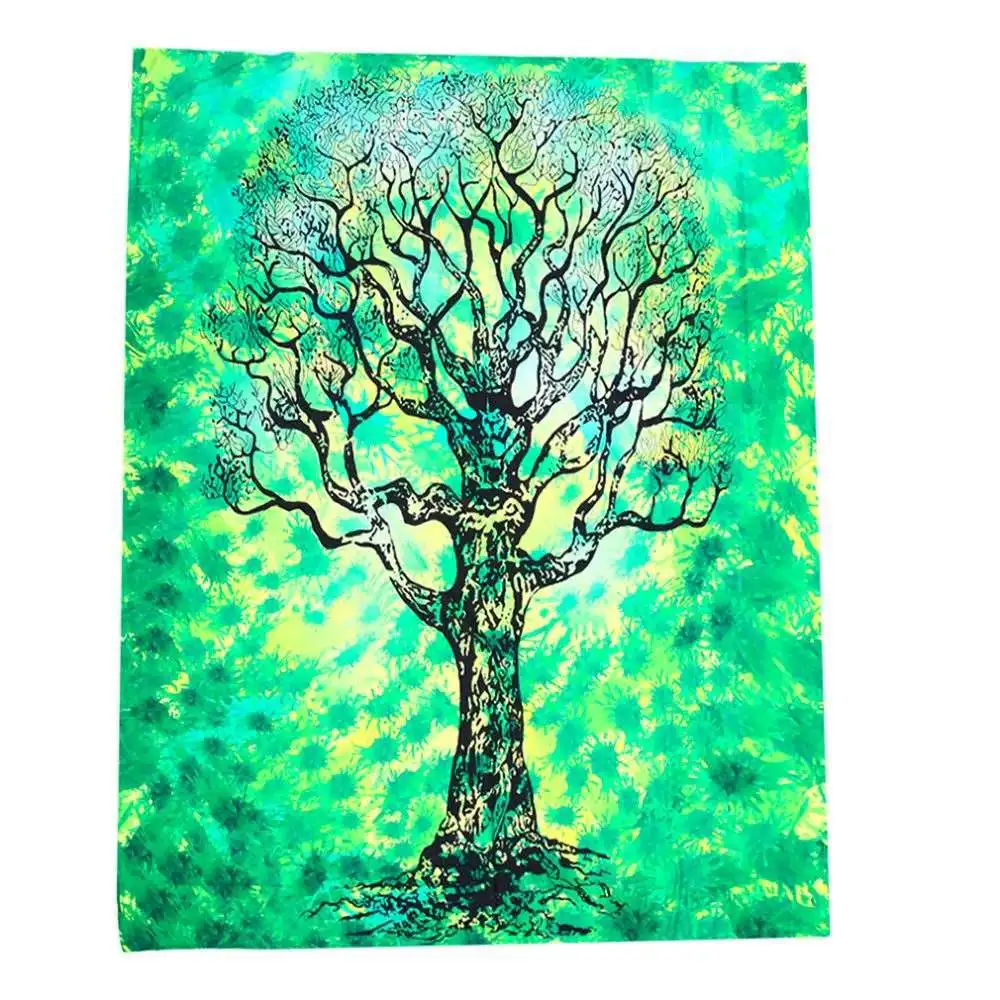 Hot Indian Bohemian Tapestry Elephant Peacock Boho Wall Hanging Carpet Bedspread Beach Picnic Blanket Pad 130x150cm/153x203cm