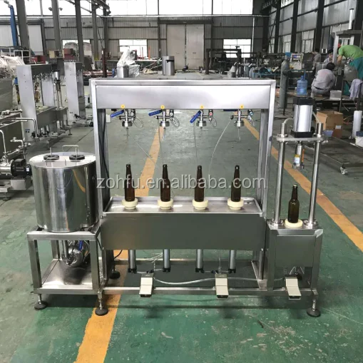 small beer filler machine /glass bottle filing capping machine