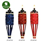 Bamboo Crafts Decorative Festival Bamboo Torches with flame guard