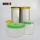 Car Furniture Pre-Taped Drop Film Masking Tape Protection Covering Cloth 30M Long