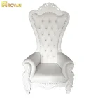 king and queen high back cheaper pink king sliver throne chairs high back royal luxury wedding chair for groom and bride