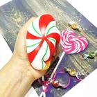 China squishy factory custom PU foam squishy heart shaped funny christmas promotional gift set .