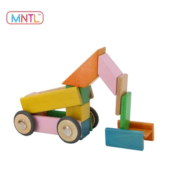 plastic magnetic building shapes