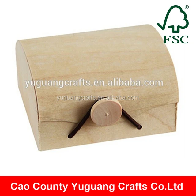 decorative wooden packing box birch veneer wood box