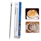 New Useful Stainless Steel Barista Cappuccino Latte Espresso Coffee Decorating Pen Art Household Kitchen Cafe Tool