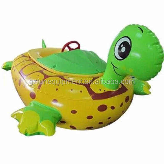 Water Games Inflatable Toy Boat Electric Tortoise Animal Bumper Boat.jpg