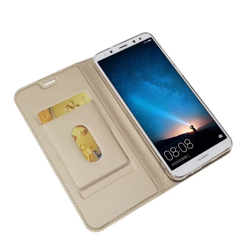 Icovercase Flip Leather Magnetic Cover For Huawei Mate 10 Pro Wallet