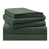 4 Piece Bed Sheet Set (Full, Deep Gray) Soft Brushed Microfiber Bedding Sheets- Deep Pockets, Hypoallergenic