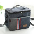 Cooling fashionable insulated lunch box storage bag stylish lunch box bag
