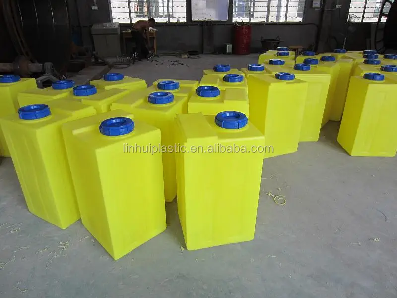Pe Plastic Rectangular Industrial Tanks Chemical Mixing Container 200l