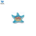 Resin Star Fish Shape Fridge Magnet Miniature City Models