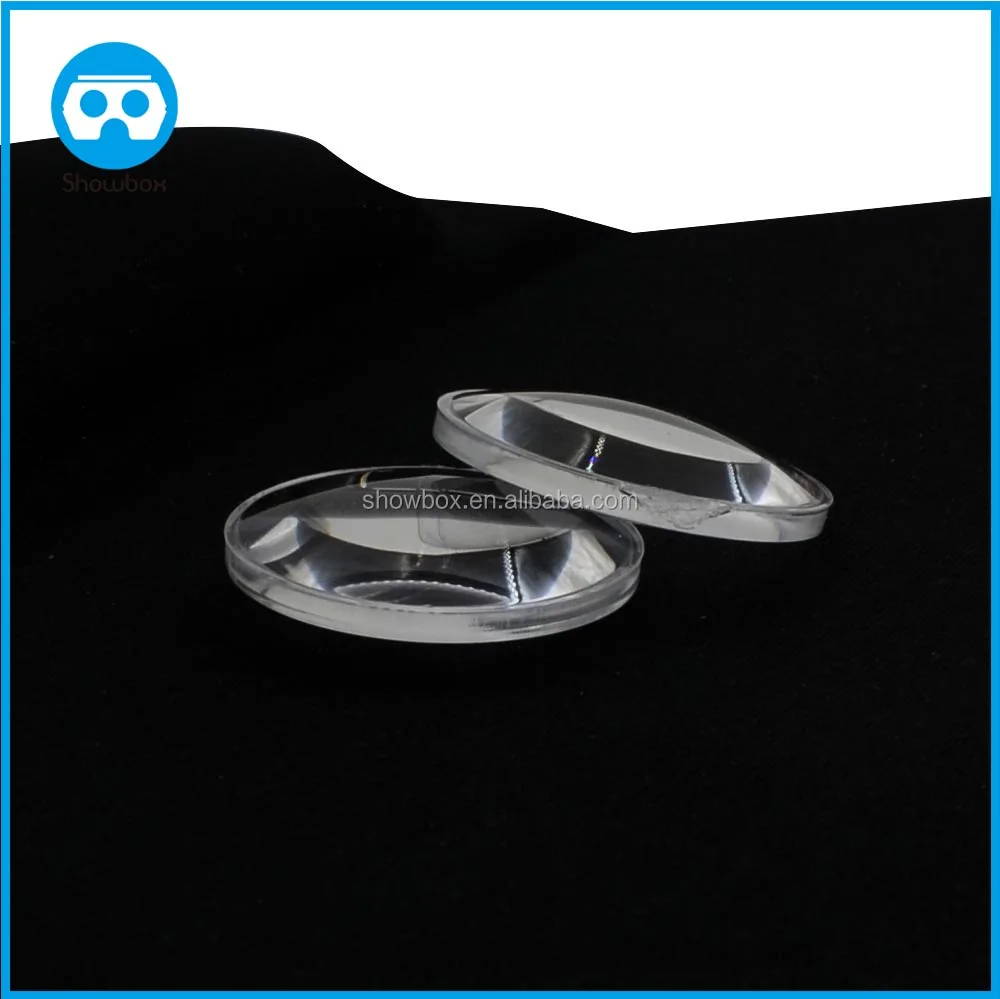 Factory supplier lenses for google cardboard 25 mm google cardboard lenses vr lenses customized size