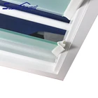 AS2047 standard waterproof aluminium frosted glass louver with mosquito screen