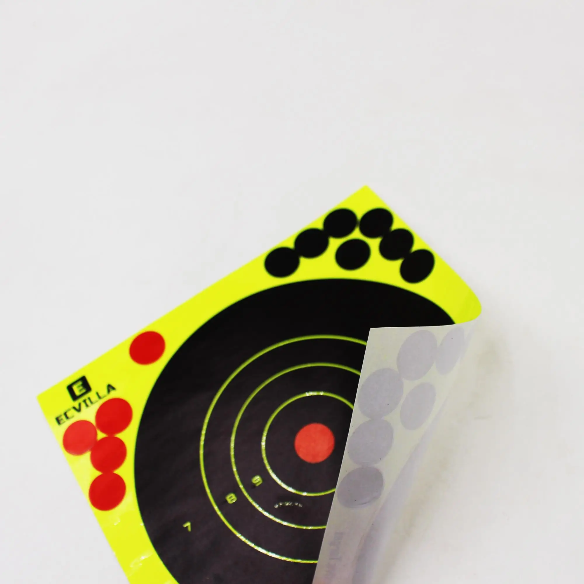 Shooting Targets 12 Inch 8 Inch Self Adhesive Paper Reactive Splatter