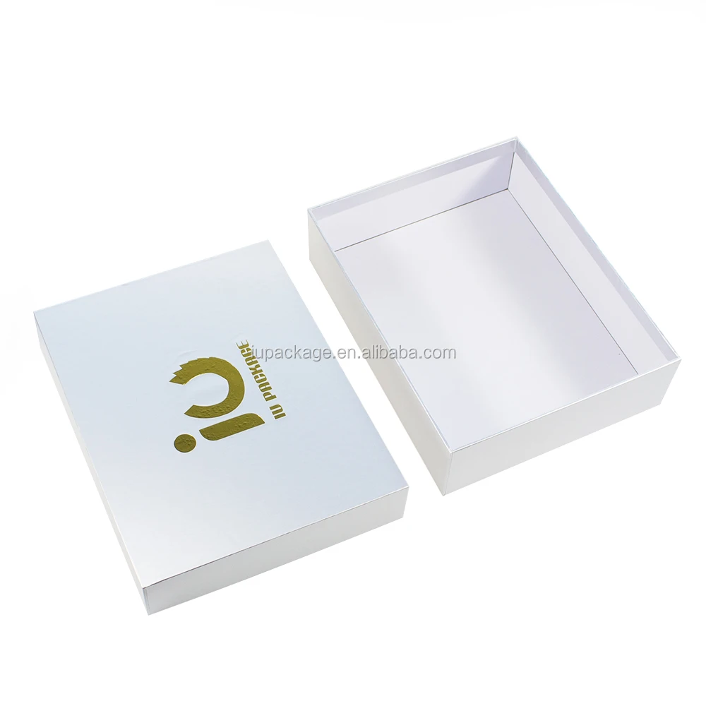 price high quality custom logo printed hardcover gift paper box