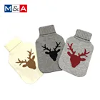 Fantastic water bottle plastic Christmas animal hot water bag cover