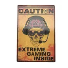 Custom decoration printing embossed vintage metal tin signs