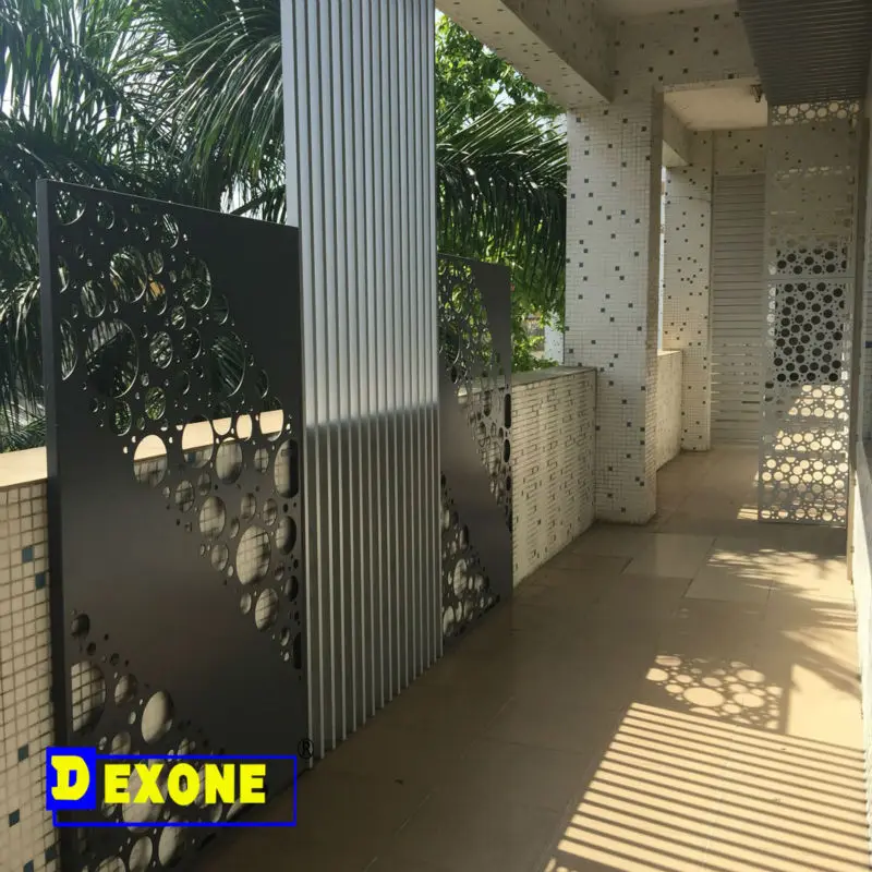 Outdoor Aluminum Perforated Fasade Wall Panel Colored Wall Paneling