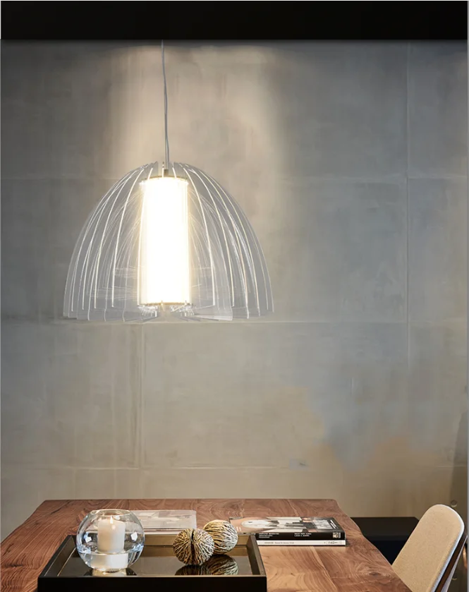 Simple and stylish new personality design light luxury warm cafe casual restaurant chandeliers